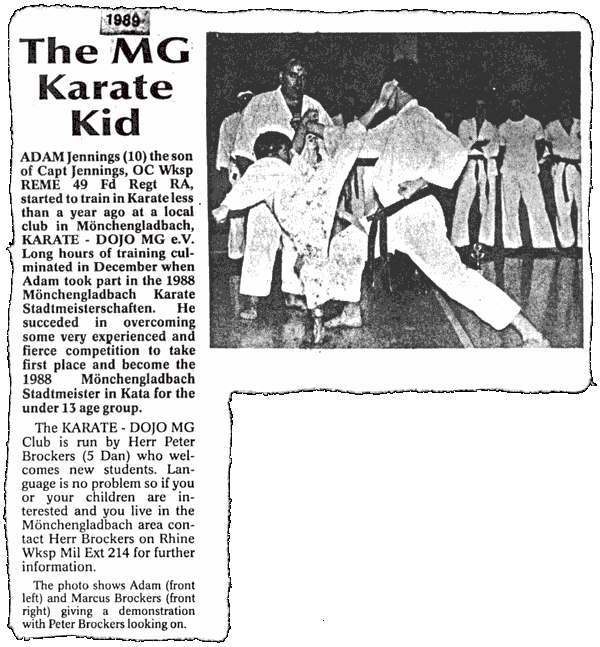 The MG Karate Kid